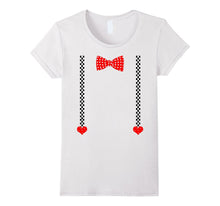Valentine's Day Bow Tie  Suspenders and Hearts Shirt-Amazon