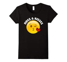 Emoji Valentine's Day Shirt Hugs And Kisses Heart Kiss-Amazon
