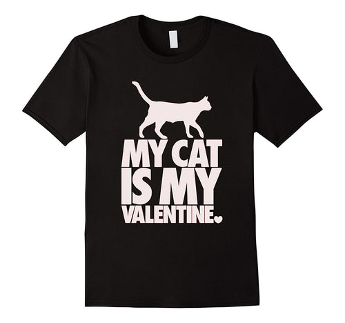 My Cat Is My Valentine T-Shirt-Amazon