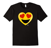 Emoji Heart Valentine's Day Shirt Heart Eyes Big Smile Kids-Amazon