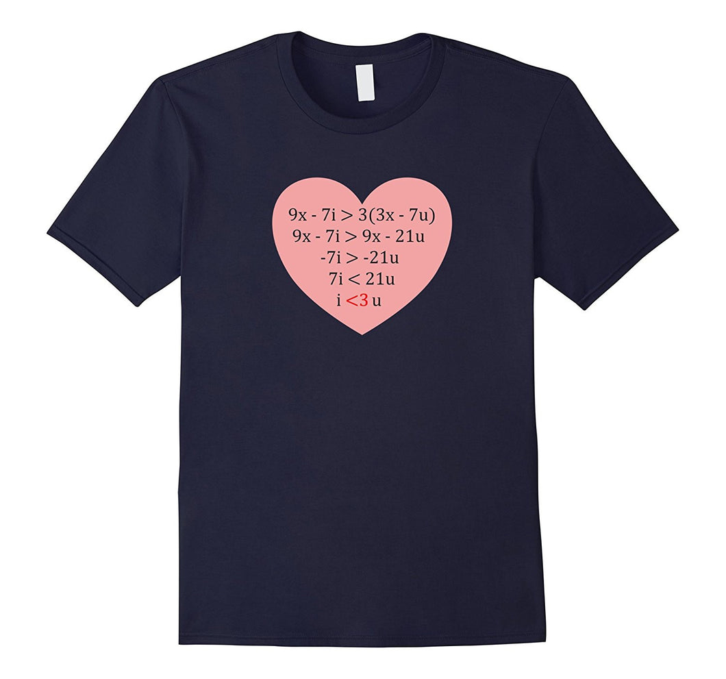 Equation of Love - Funny Math Valentine's Day Shirt-Amazon