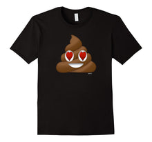 Poop Emoji Poop Face With Heart Eyes Valentines Day Shirt-Amazon