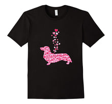 Dachshund Heart T-Shirt Beautiful Artistic Valentine Gift-Amazon