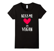 Kiss me  I'm Vegan - Valentines Day Gift T-Shirt for Vegans-Amazon