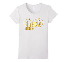 Valentines Day Shirt Love Hair Stylist Hairdresser Gift Gold-Amazon