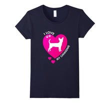 I Love My Chiweenie Chihuahua Dachshund T-Shirt Hot Dog-Amazon