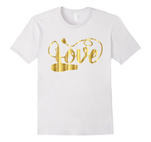 Valentines Day Shirt Love Hair Stylist Hairdresser Gift Gold-Amazon