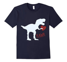 Kids Dinosaur Happy Valentine's Day Red Raglan-Amazon