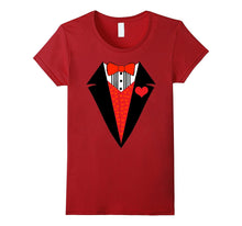 Valentine's Day Shirt For Boys Hearts Tuxedo Bow Tie Tee-Amazon