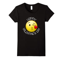 Cute Blow Kiss Heart Emoji Wink Happy Valentines Day T-Shirt-Amazon