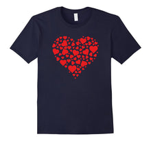 Red Hearts Valentine's Day T-Shirt Gift - Unisex-Amazon