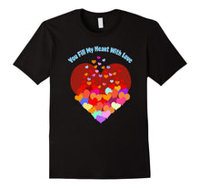 Valentines Day Shirt You Fill My Heart With Love Kids Adults-Amazon