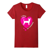 I Love My Chiweenie Chihuahua Dachshund T-Shirt Hot Dog-Amazon