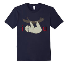 I Sloth You -  Funny Lazy Sloth hanging out T Shirt-Amazon