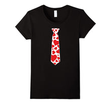 Valentine's Day Hearts Neck Tie T-Shirt For Kids &amp; Adults-Amazon