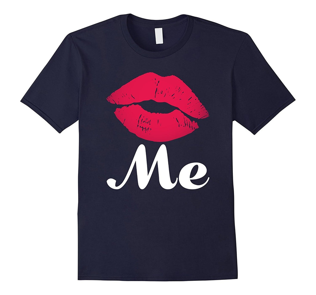 Kiss Me - Lips Valentine's Day T-Shirt-Amazon