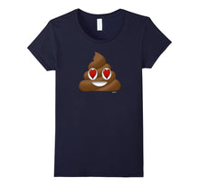 Poop Emoji Poop Face With Heart Eyes Valentines Day Shirt-Amazon