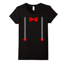 Valentine's Day Bow Tie  Suspenders and Hearts Shirt-Amazon