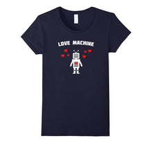Love Machine Robot Cute Valentines Day T-Shirt Gift Unisex-Amazon
