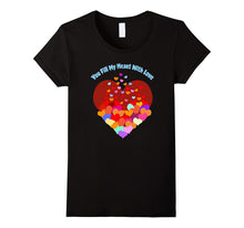 Valentines Day Shirt You Fill My Heart With Love Kids Adults-Amazon