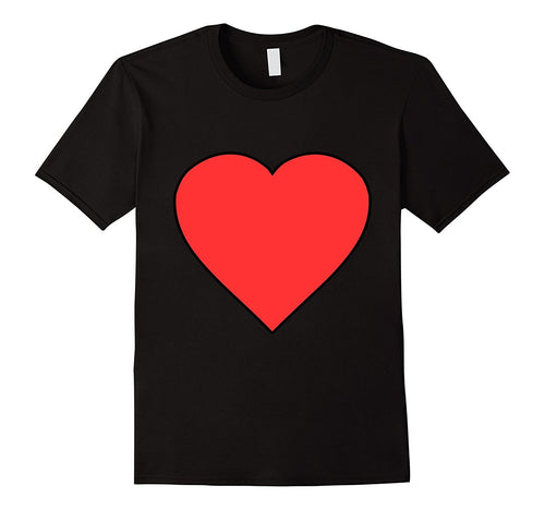 Red Heart Drawing T-Shirt-Amazon
