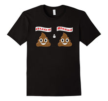 Valentine's Day Shirt Poop Emoji Hugs and Kisses Kids Couple-Amazon