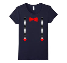 Valentine's Day Bow Tie  Suspenders and Hearts Shirt-Amazon