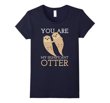 Romantic Otters Love Significant Otter Valentine day Shirt-Amazon
