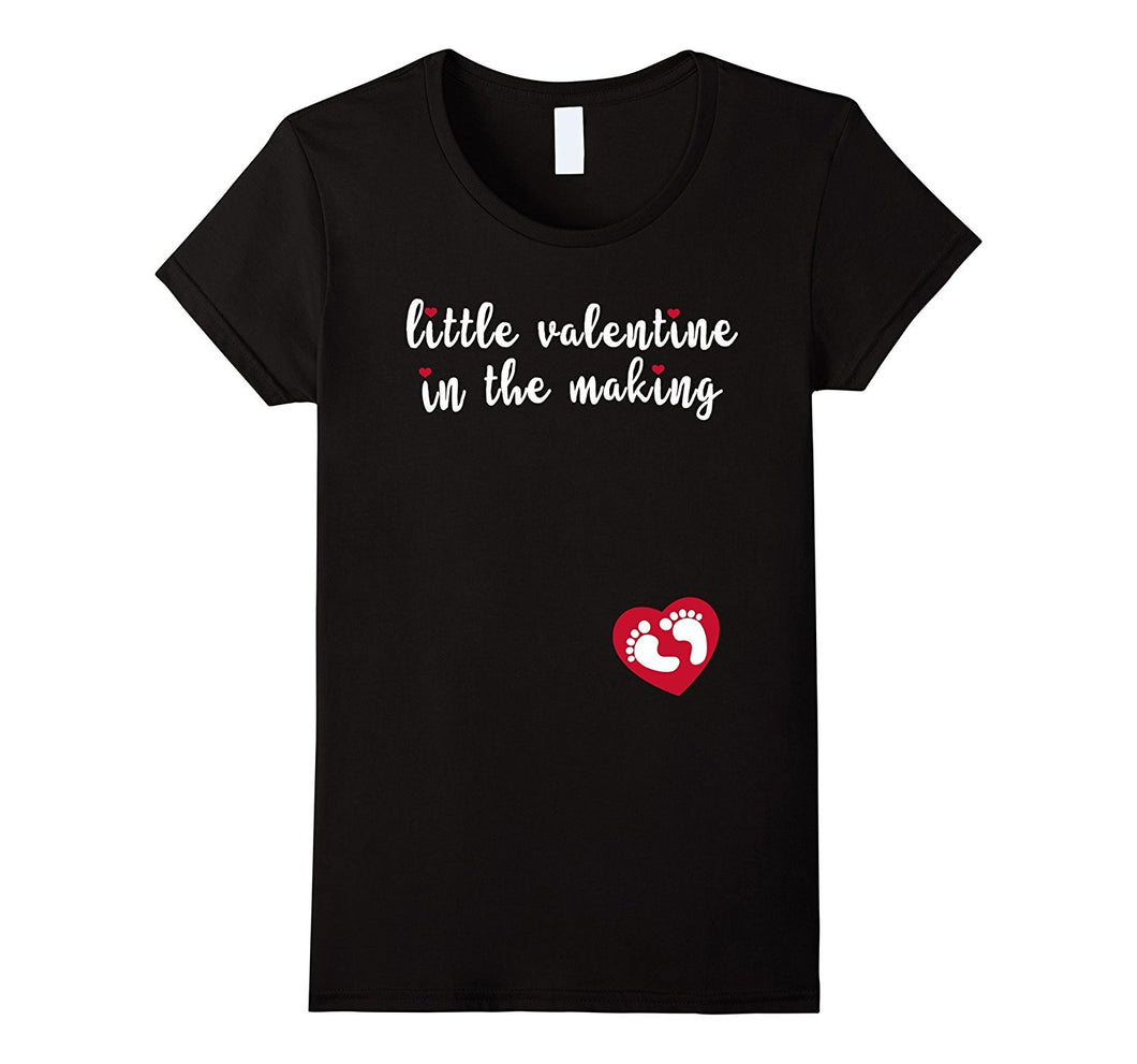 Women's Awesome Little Valentine in the Making TShirt for Her-Amazon