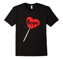 Nope shirt funny anti-valentine's day heart sucker tee-Amazon