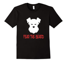 FUNNY FEAR THE BEARD T-SHIRT Schnauzer Dog Lovers Gift-Amazon