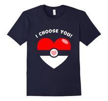 I Choose You Valentine's Video Game Parody T-Shirt-Amazon