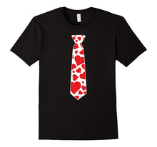 Valentine's Day Hearts Neck Tie T-Shirt For Kids &amp; Adults-Amazon