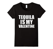 Tequila is my Valentine T-shirt Anti-Valentine's Day Single-Amazon