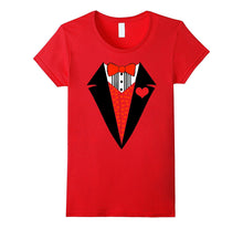 Valentine's Day Shirt For Boys Hearts Tuxedo Bow Tie Tee-Amazon