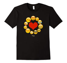 Emoji Heart Valentine's Day Shirt Emoji Circle Love Heart-Amazon