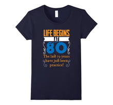 Life Begins At 80 Years Old 80th Birthday Gift Idea T-Shirt-Amazon