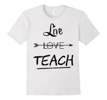 Teacher Shirt Valentines Day live love teach students tshirt-Amazon