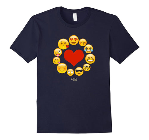 Emoji Heart Valentine's Day Shirt Emoji Circle Love Heart-Amazon
