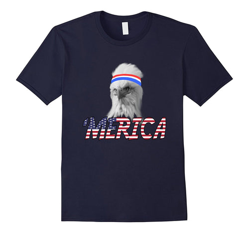 USA PRIDE MERICA MULLET EAGLE T-SHIRT Funny 80's Patriotic T-Amazon