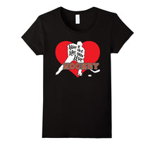 Love Me Like You Love Hockey T Shirt-Valentines Day Tee-Amazon