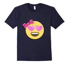 Emoji Shirt Glitter Heart Eyes Bow Valentines Day Shirt Kids-Amazon