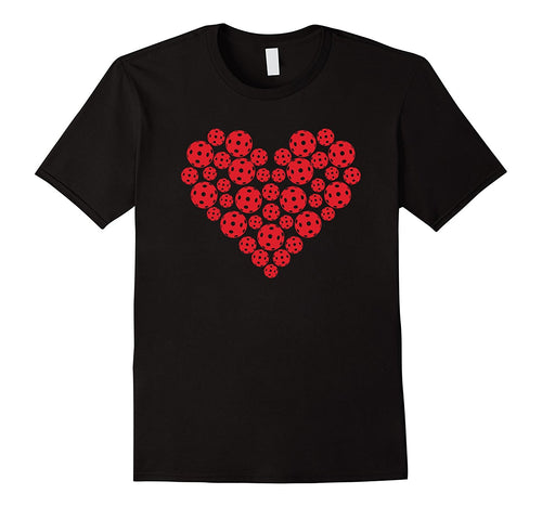 Pickleball - Cute Heart Valentine's Day T-Shirt-Amazon