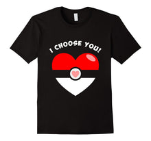 I Choose You Valentine's Video Game Parody T-Shirt-Amazon