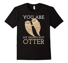 Romantic Otters Love Significant Otter Valentine day Shirt-Amazon