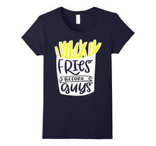 Fries Before Guys Shirt Funny Valentines Day Love Food-Amazon