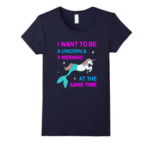 FUNNY BE A UNICORN AND MERMAID T-SHIRT Halloween Costume-Amazon