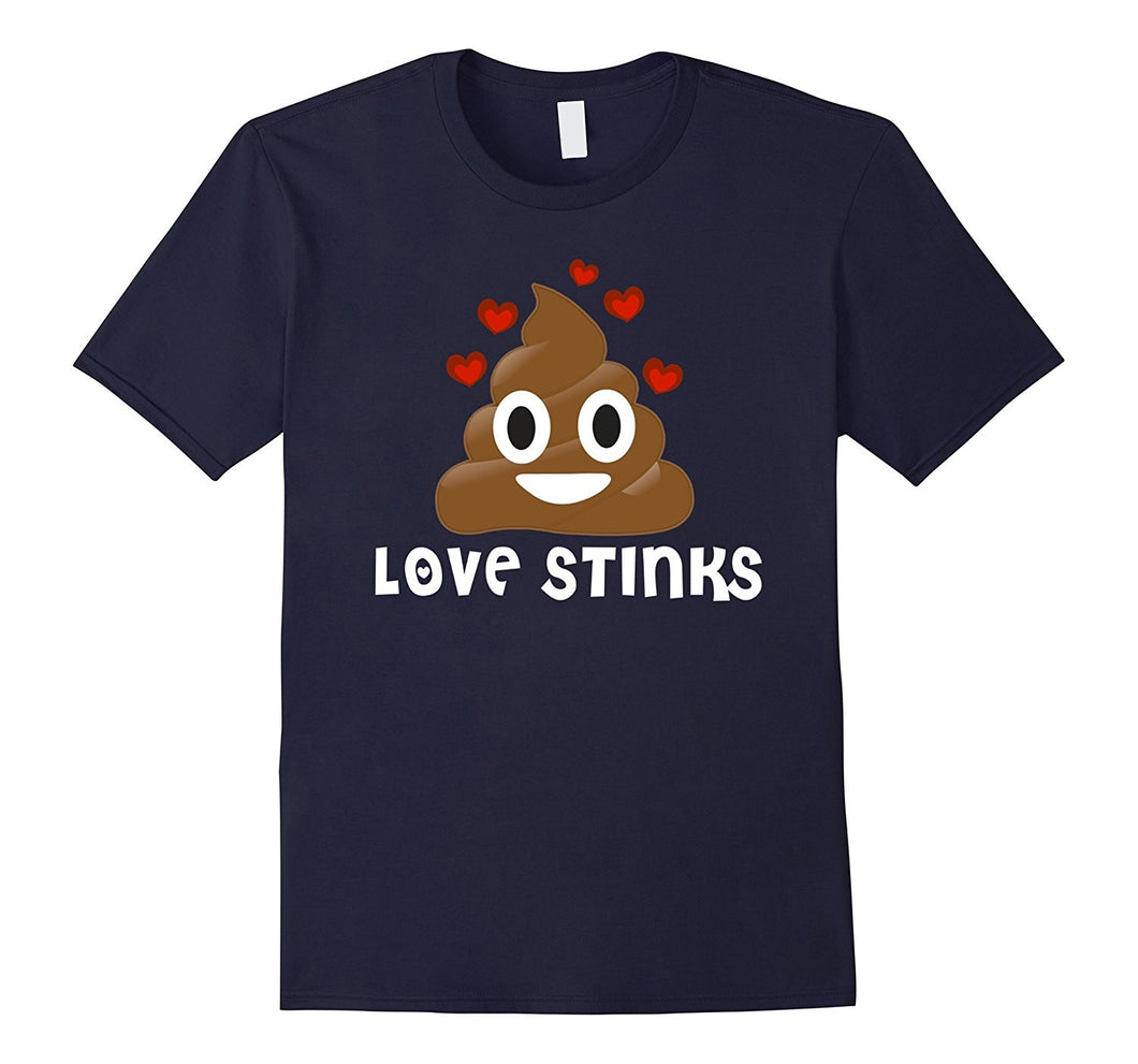 Valentines Day Shirt Kids Women Love Stinks Poop Emoji Funny-Amazon