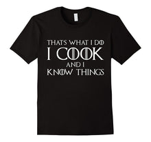 That's What I Do I Cook And I Know Things T-Shirt Chef Shirt-Amazon