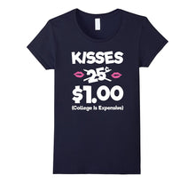 Kisses 25 Cents - Funny Boys &amp; Girls Valentines Day TShirt-Amazon